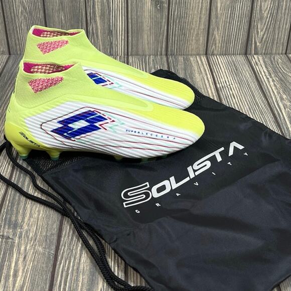 Lotto Solista 100 Gravity VIII FG Unisex Soccer Futbol Cleats M10.5‎ W12 220556 main image 6